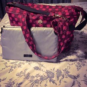 Kate Spade Sophia Grace Apple diaper bag